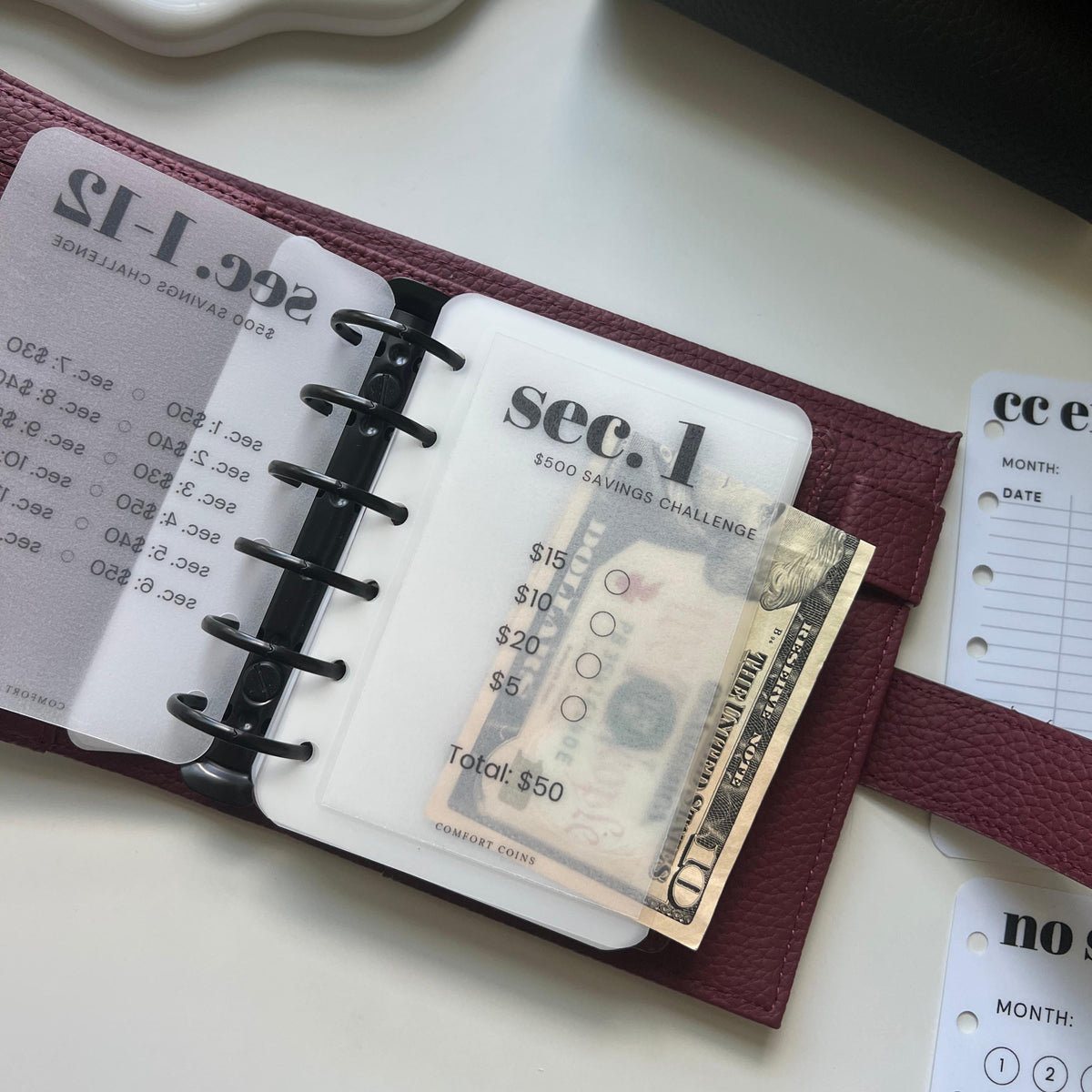 A7 500, 1K + Custom Envelope Challenge Inserts & Envelopes