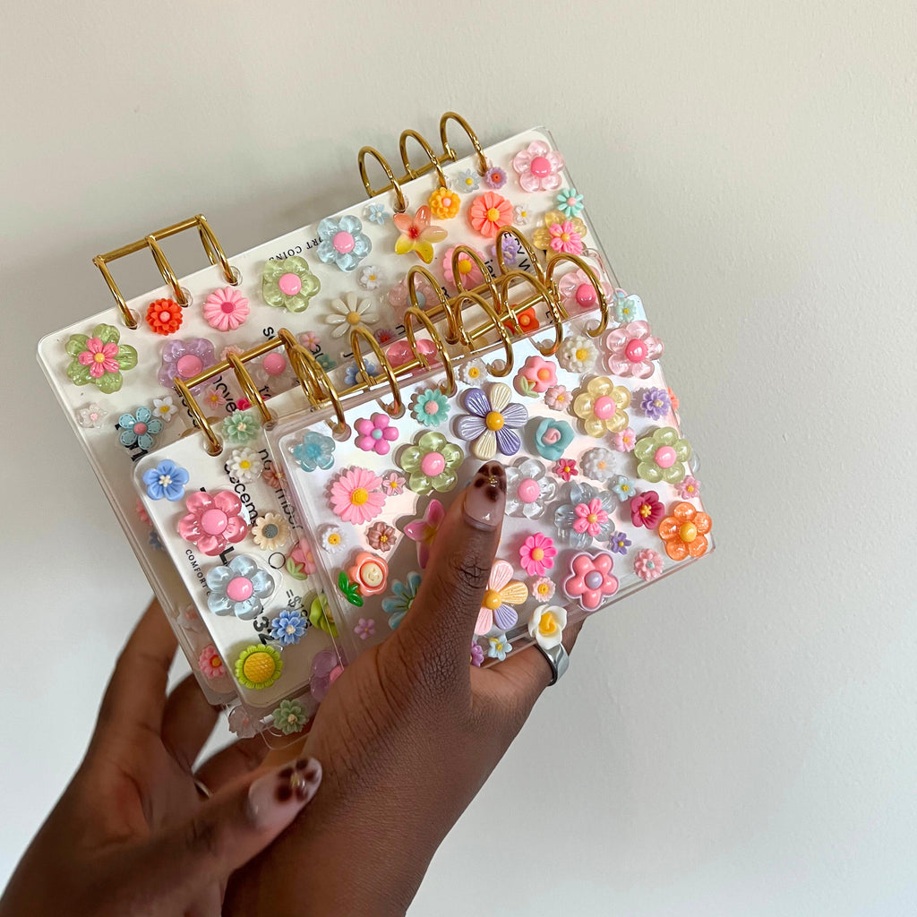 A5/A6/A7 Flower Charmed Acrylic Binders