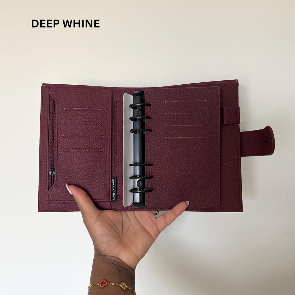 NEW A6 Budget Binders | 30mm Matte Black Rings | Cash Envelope Organizer