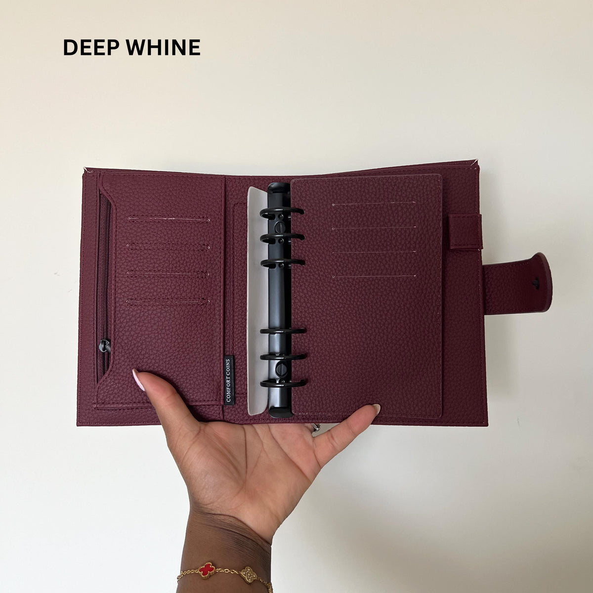 NEW A6 Budget Binders | 30mm Matte Black Rings | Cash Envelope Organizer