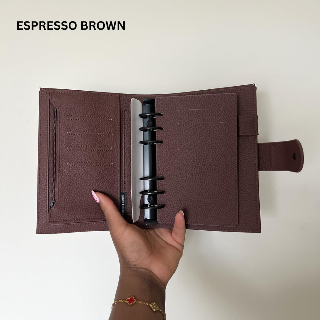 NEW A6 Budget Binders | 30mm Matte Black Rings | Cash Envelope Organizer