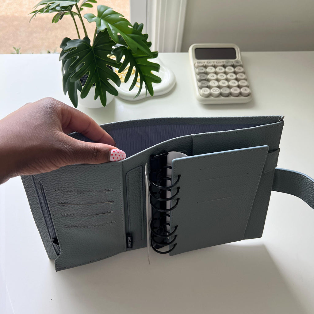NEW A6 Budget Binders | 30mm Matte Black Rings | Cash Envelope Organizer
