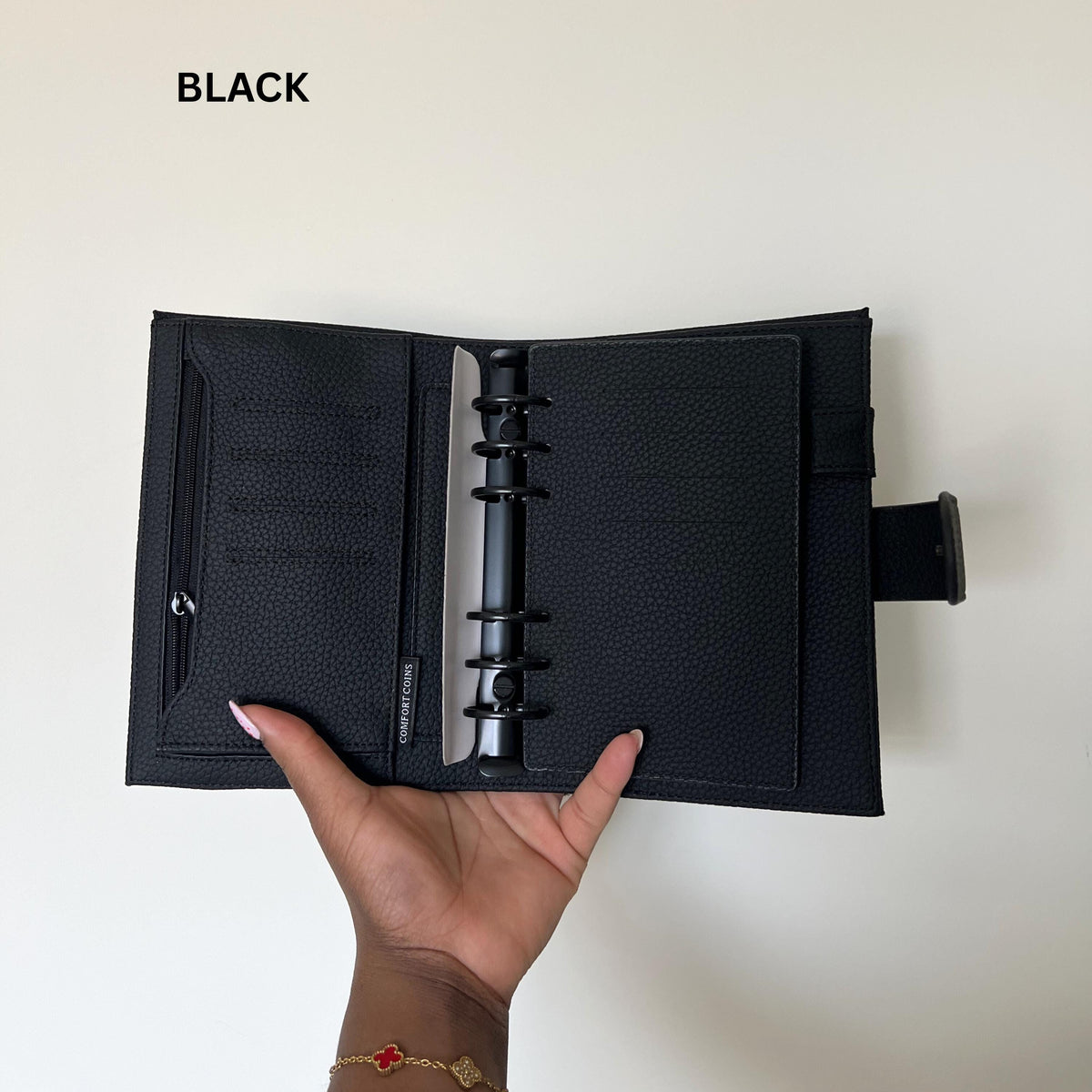 NEW A6 Budget Binders | 30mm Matte Black Rings | Cash Envelope Organizer