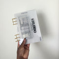 A5 10K Clear Acrylic Binder + PVC Envelopes (NO TABBED ENVELOPES)  + Charmed Dollars Challenge Bundle