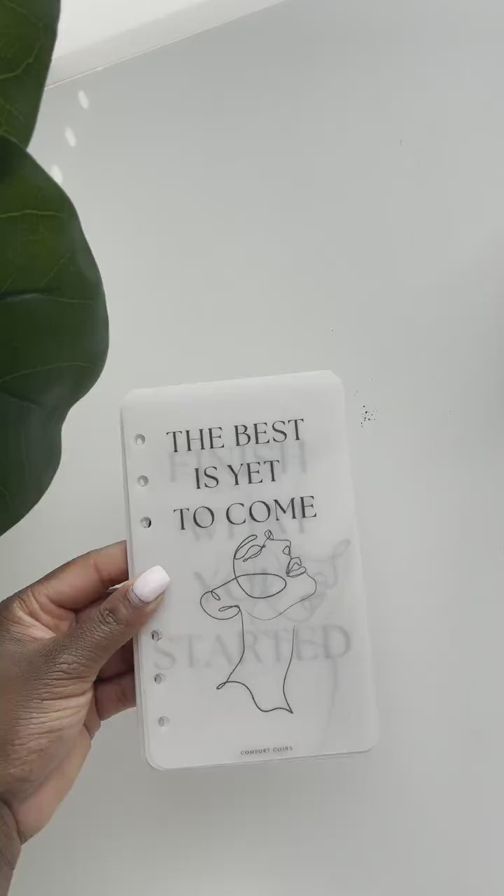 A6 Frosted Dashboards | A6 Planner Dashboards | Line Art Dashboards | Women Beauty Dashboards| Motivational A6 Dashboards